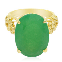 Anillo en plata con Jade