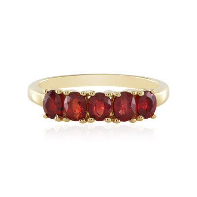 Anillo en plata con Rubí de Tanzania