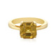 Anillo en plata con Zircón amarillo