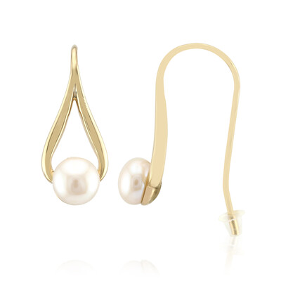 Pendientes en plata con Perla blanca Freshwater (TPC)