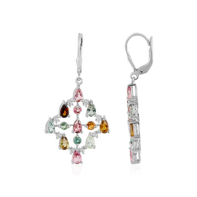 Pendientes en plata con Turmalina