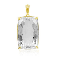 Colgante en plata con Cuarzo blanco