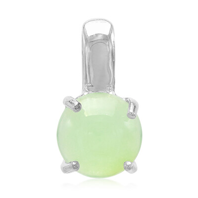 Colgante en plata con Crisoprasa imperial