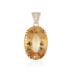 Colgante en oro con Berilo dorado (AMAYANI)
