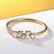 Anillo en plata con Topacio blanco