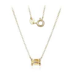 Collar en plata con Citrino