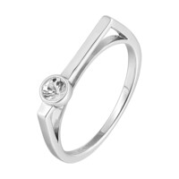 Anillo en plata con Danburita