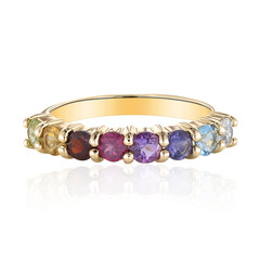 Anillo en plata con Amatista