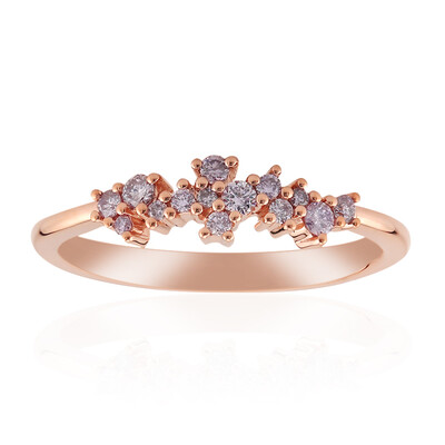 Anillo en oro con Diamante rosa Argyle I3 (Mark Tremonti)