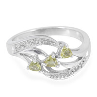 Anillo en plata con Apatita Xia