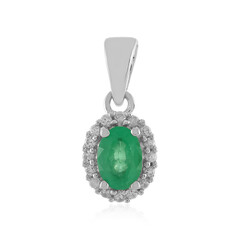 Colgante en plata con Esmeralda de Etiopía