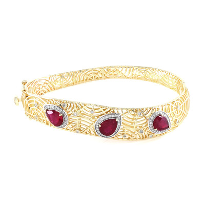 Brazalete en oro con Rubí de Madagascar (Ornaments by de Melo)