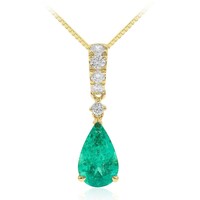 Collar en oro con Esmeralda de Colombia (CIRARI)