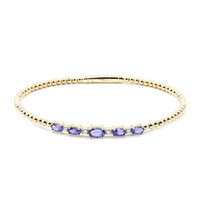 Brazalete en oro con Tanzanita AAA (CIRARI)