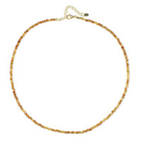 Collar en plata con Turmalina amarilla