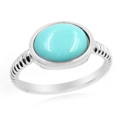 Anillo en plata con Campitos turquesas (Anne Bever)