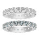 Anillo en plata con Topacio blanco