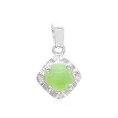 Colgante en plata con Crisoprasa imperial