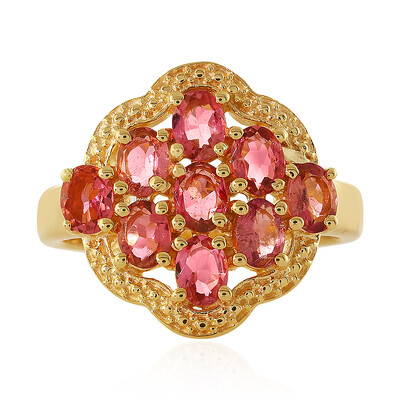 Anillo en plata con Turmalina rosa