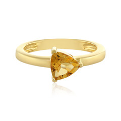 Anillo en plata con Citrino