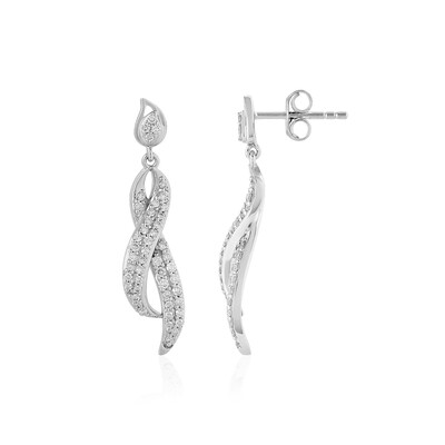 Pendientes en oro con Diamante SI2 (H) (de Melo)