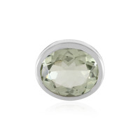 Colgante en plata con Amatista verde
