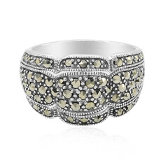 Anillo en plata con Marcasita