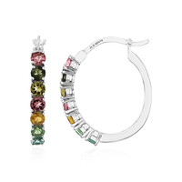 Pendientes en plata con Turmalina