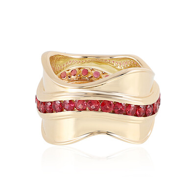 Anillo en oro con Rubí de Tanzania (de Melo)