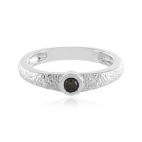 Anillo en plata con Diamante negro