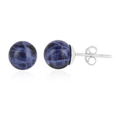 Pendientes en plata con Sodalita