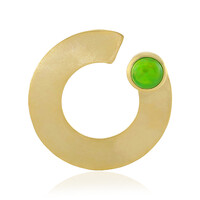 Colgante en plata con Ópalo verde de Etiopia