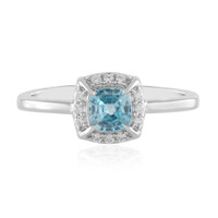 Anillo en plata con Zircón de Ratanak Kirí
