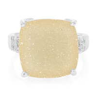 Anillo en plata con Ágata brillante