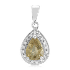 Colgante en plata con Turmalina cuprífera