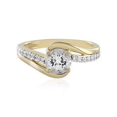 Anillo en plata con Danburita