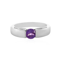 Anillo en plata con Amatista de Marruecos