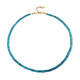 Collar en plata con Apatita azul