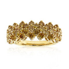 Anillo en oro con Diamante naranja SI2 (CIRARI)