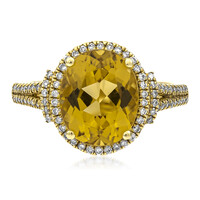 Anillo en oro con Berilo imperial (AMAYANI)