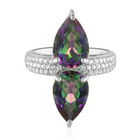 Anillo en plata con Cuarzo místico