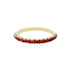 Anillo en oro con Rubí de Tanzania
