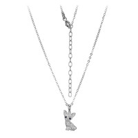 Collar en plata con Topacio blanco