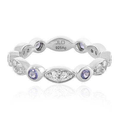Anillo en plata con Tanzanita