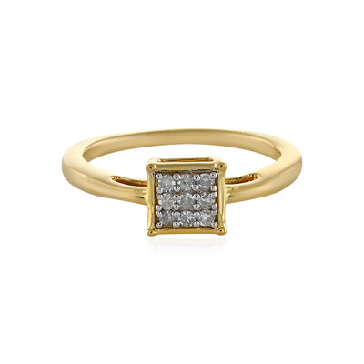 Anillo en plata con I1 (I) Diamante