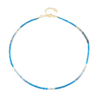 Collar en plata con Aguamarina Santa María