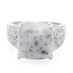 Anillo en plata con Ágata dendrítica