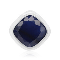 Colgante en plata con Zafiro azul