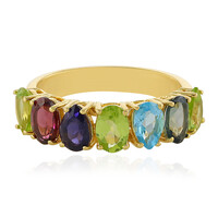 Anillo en plata con Peridoto