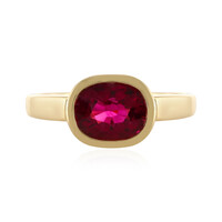 Anillo en oro con Rubelita de Brasil AAA (AMAYANI)